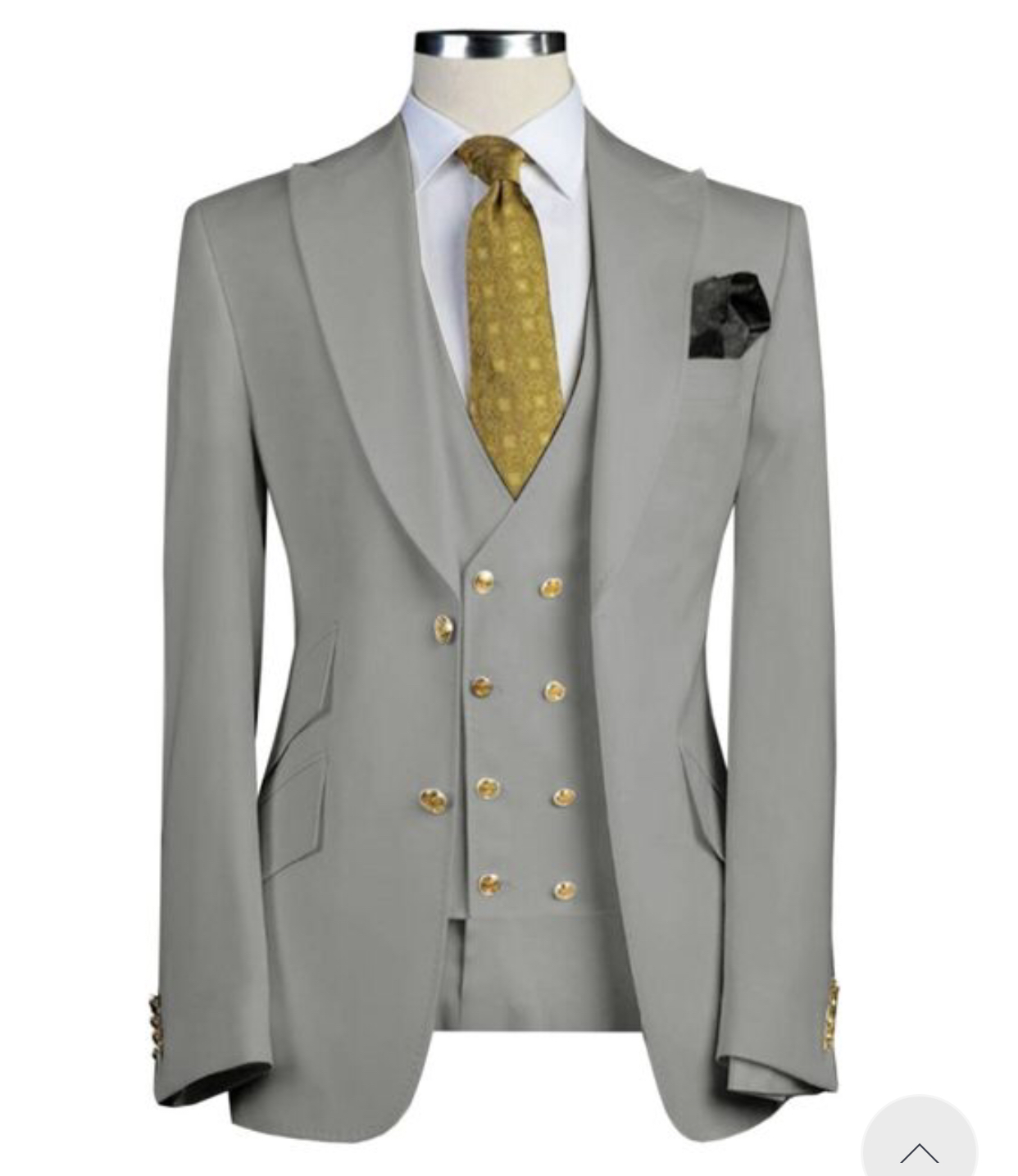 Custom Gray Suit with Double Breasted Vest – WalkWorthy Menswear